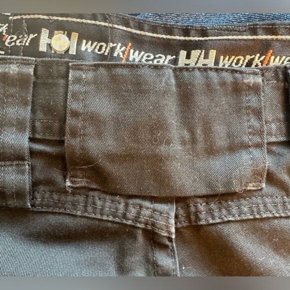 Helly Hansen Work Wear Pants Mens Size W34 X L32 Black Paint Staining Cargo Pant - Picture 16 of 16